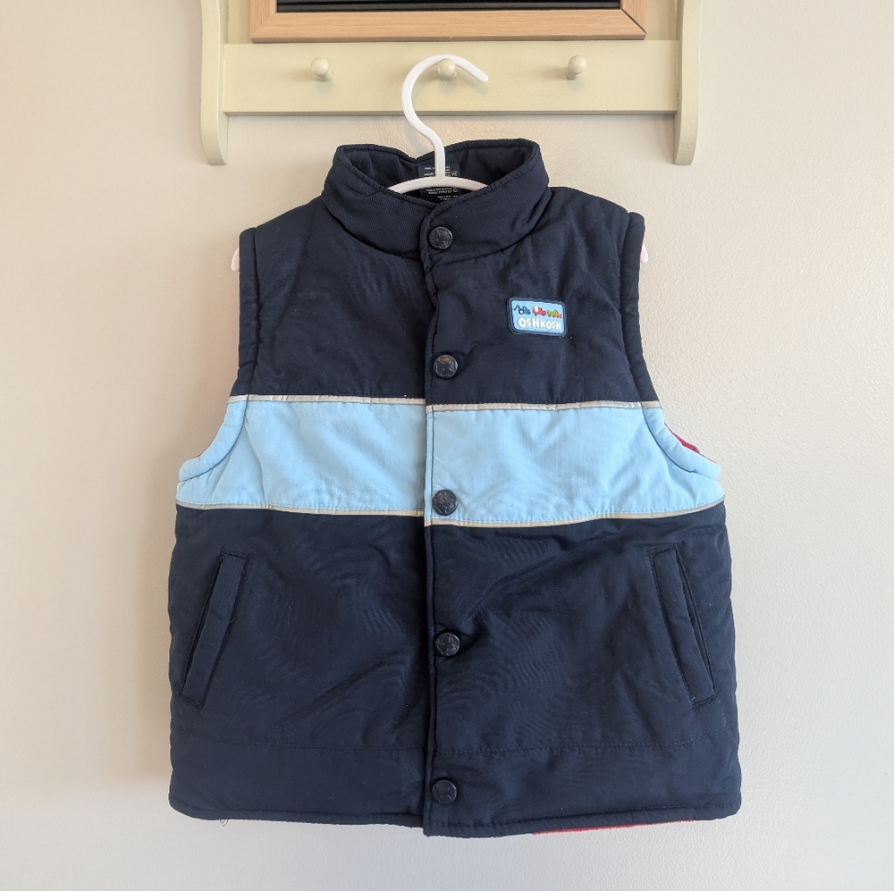 OshKosh B'gosh Navy and Light Blue Vest